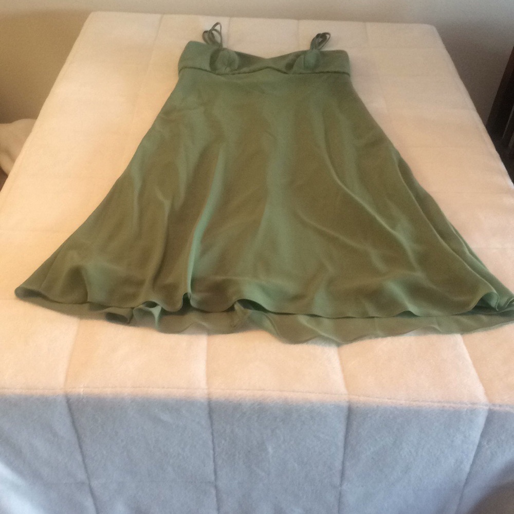 After Six sexy green summer dress prom gown EC 8